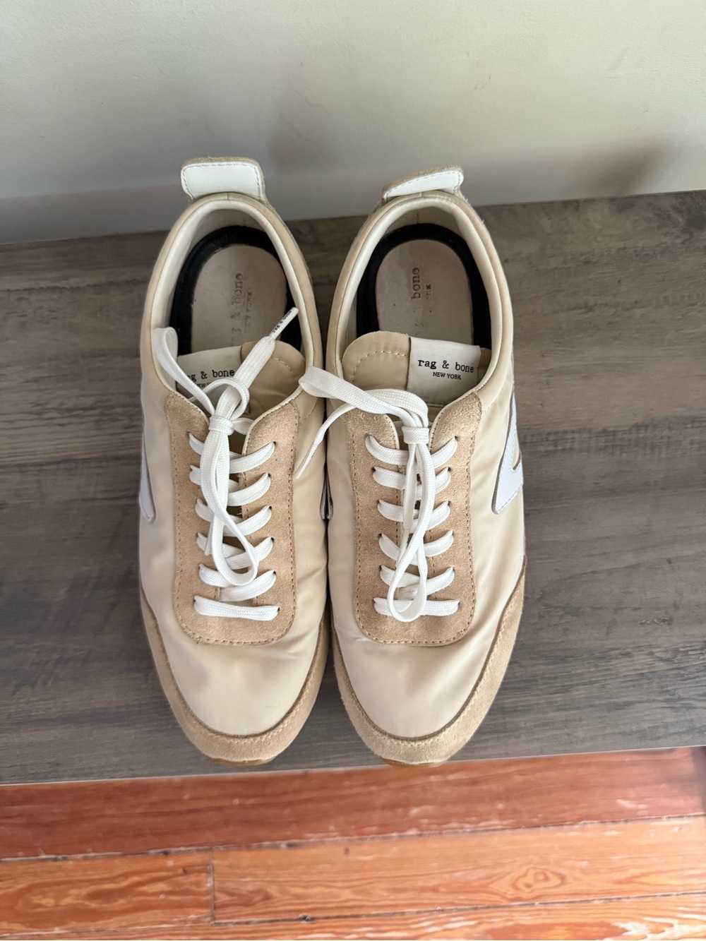 Rag & Bone Retro Runner Oyster Grey Low Top Sneakers (Women’s 39) - Picture 7 of 10